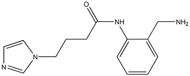 N-[2-(aminomethyl)phenyl]-4-(1H-imidazol-1-yl)butanamide Structure
