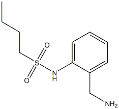 N-[2-(aminomethyl)phenyl]butane-1-sulfonamide Structure