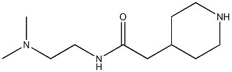 N-[2-(dimethylamino)ethyl]-2-piperidin-4-ylacetamide Structure