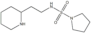 N-[2-(piperidin-2-yl)ethyl]pyrrolidine-1-sulfonamide Structure