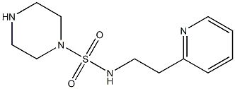 N-[2-(pyridin-2-yl)ethyl]piperazine-1-sulfonamide Structure