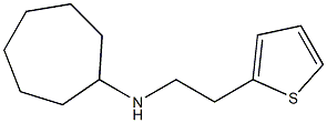 N-[2-(thiophen-2-yl)ethyl]cycloheptanamine 化学構造式