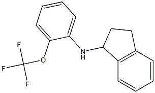 N-[2-(trifluoromethoxy)phenyl]-2,3-dihydro-1H-inden-1-amine Structure