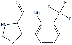 N-[2-(trifluoromethyl)phenyl]-1,3-thiazolidine-4-carboxamide