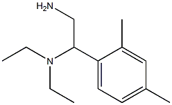N-[2-amino-1-(2,4-dimethylphenyl)ethyl]-N,N-diethylamine Struktur