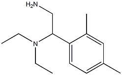 N-[2-amino-1-(2,4-dimethylphenyl)ethyl]-N,N-diethylamine 结构式