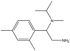 N-[2-amino-1-(2,4-dimethylphenyl)ethyl]-N-isopropyl-N-methylamine 结构式