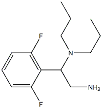 N-[2-amino-1-(2,6-difluorophenyl)ethyl]-N,N-dipropylamine Struktur