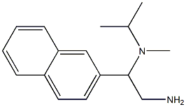 N-[2-amino-1-(2-naphthyl)ethyl]-N-isopropyl-N-methylamine Structure