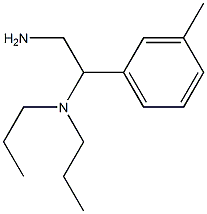 N-[2-amino-1-(3-methylphenyl)ethyl]-N,N-dipropylamine Structure