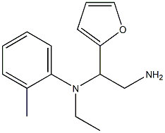 N-[2-amino-1-(furan-2-yl)ethyl]-N-ethyl-2-methylaniline|