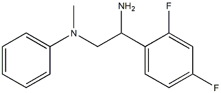 N-[2-amino-2-(2,4-difluorophenyl)ethyl]-N-methyl-N-phenylamine Structure