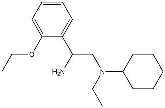 N-[2-amino-2-(2-ethoxyphenyl)ethyl]-N-ethylcyclohexanamine Struktur