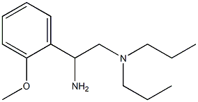 N-[2-amino-2-(2-methoxyphenyl)ethyl]-N,N-dipropylamine,,结构式