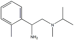 N-[2-amino-2-(2-methylphenyl)ethyl]-N-isopropyl-N-methylamine Structure