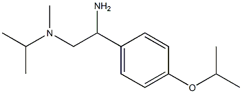 N-[2-amino-2-(4-isopropoxyphenyl)ethyl]-N-isopropyl-N-methylamine Structure