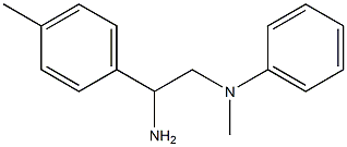 N-[2-amino-2-(4-methylphenyl)ethyl]-N-methyl-N-phenylamine Structure