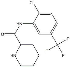 N-[2-chloro-5-(trifluoromethyl)phenyl]piperidine-2-carboxamide