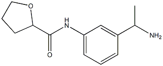 N-[3-(1-aminoethyl)phenyl]tetrahydrofuran-2-carboxamide Structure