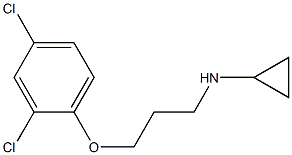 N-[3-(2,4-dichlorophenoxy)propyl]cyclopropanamine,,结构式