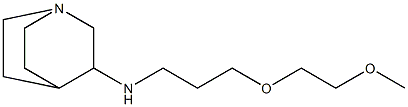 N-[3-(2-methoxyethoxy)propyl]-1-azabicyclo[2.2.2]octan-3-amine Structure