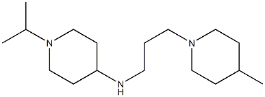 N-[3-(4-methylpiperidin-1-yl)propyl]-1-(propan-2-yl)piperidin-4-amine