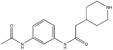 N-[3-(acetylamino)phenyl]-2-piperidin-4-ylacetamide