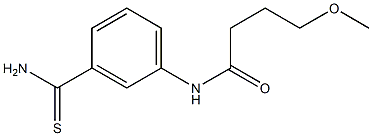  N-[3-(aminocarbonothioyl)phenyl]-4-methoxybutanamide