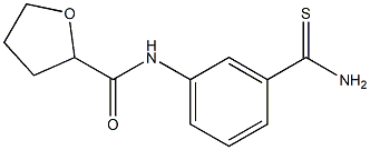 N-[3-(aminocarbonothioyl)phenyl]tetrahydrofuran-2-carboxamide Struktur