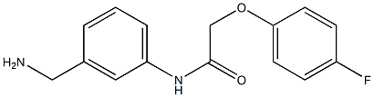 N-[3-(aminomethyl)phenyl]-2-(4-fluorophenoxy)acetamide