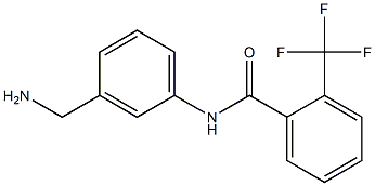 N-[3-(aminomethyl)phenyl]-2-(trifluoromethyl)benzamide Structure