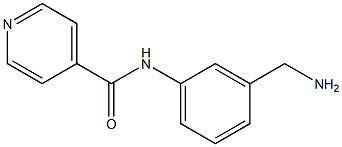 N-[3-(aminomethyl)phenyl]isonicotinamide Structure