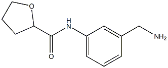 N-[3-(aminomethyl)phenyl]tetrahydrofuran-2-carboxamide Struktur