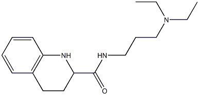 N-[3-(diethylamino)propyl]-1,2,3,4-tetrahydroquinoline-2-carboxamide Structure