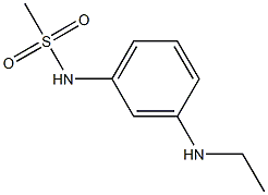 N-[3-(ethylamino)phenyl]methanesulfonamide 化学構造式