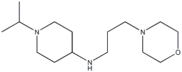 N-[3-(morpholin-4-yl)propyl]-1-(propan-2-yl)piperidin-4-amine Structure