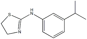 N-[3-(propan-2-yl)phenyl]-4,5-dihydro-1,3-thiazol-2-amine Struktur