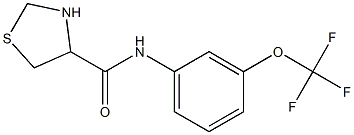 N-[3-(trifluoromethoxy)phenyl]-1,3-thiazolidine-4-carboxamide|