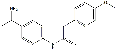 N-[4-(1-aminoethyl)phenyl]-2-(4-methoxyphenyl)acetamide