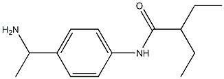 N-[4-(1-aminoethyl)phenyl]-2-ethylbutanamide Structure