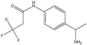 N-[4-(1-aminoethyl)phenyl]-3,3,3-trifluoropropanamide