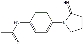 N-[4-(2-iminopyrrolidin-1-yl)phenyl]acetamide 化学構造式