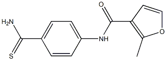  N-[4-(aminocarbonothioyl)phenyl]-2-methyl-3-furamide