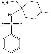 N-[4-(aminomethyl)-1-methylpiperidin-4-yl]benzenesulfonamide