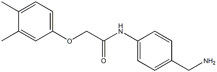 N-[4-(aminomethyl)phenyl]-2-(3,4-dimethylphenoxy)acetamide Structure