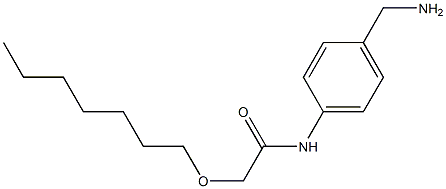 N-[4-(aminomethyl)phenyl]-2-(heptyloxy)acetamide