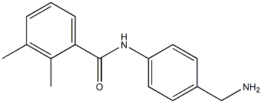 N-[4-(aminomethyl)phenyl]-2,3-dimethylbenzamide 结构式