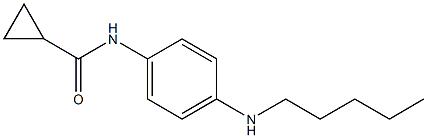 N-[4-(pentylamino)phenyl]cyclopropanecarboxamide Structure