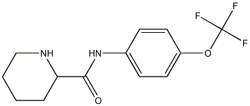 N-[4-(trifluoromethoxy)phenyl]piperidine-2-carboxamide Structure