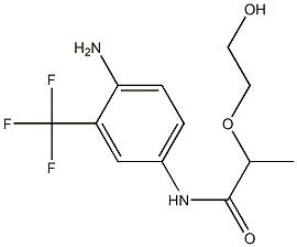  N-[4-amino-3-(trifluoromethyl)phenyl]-2-(2-hydroxyethoxy)propanamide